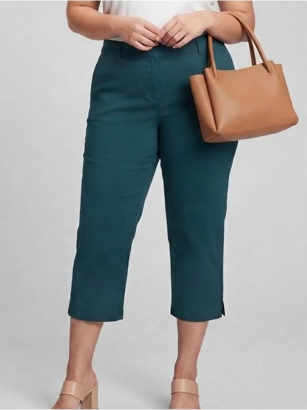 PENNINGTONS Women’s Dark Teal Capri - Classic Stretch Fit size 20